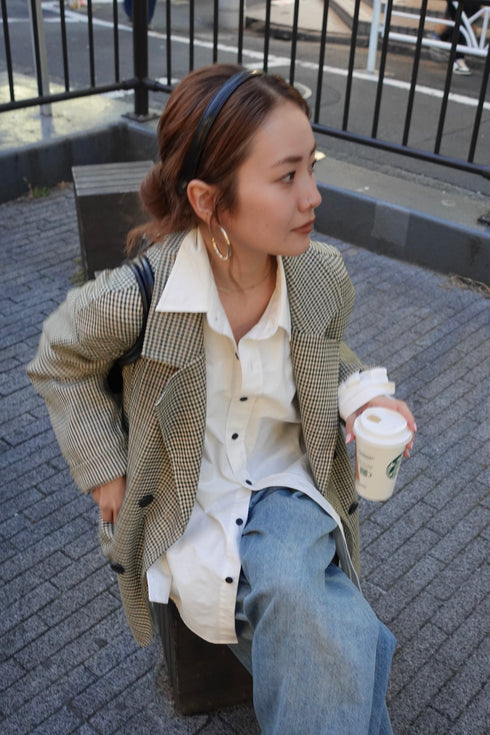 エンブロイダリーBIGシャツ